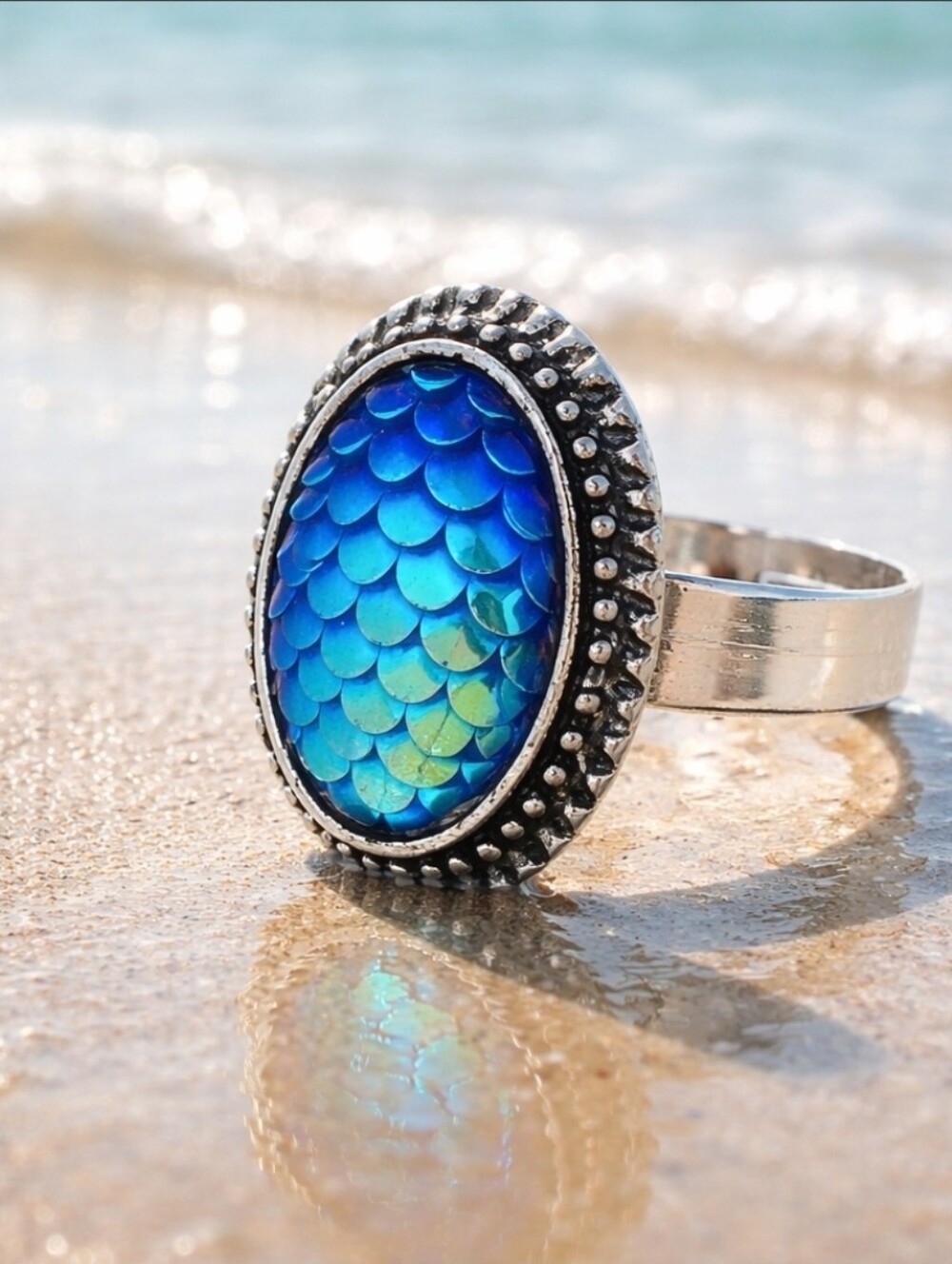 2pack MERMAID RINGS! 3 COLORS!!